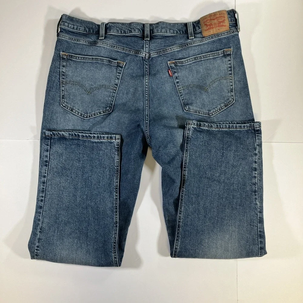 Levi's 541 Athletic Taper Jeans Men's 40x32 Blue Stretch Actual 30.5 Inseam